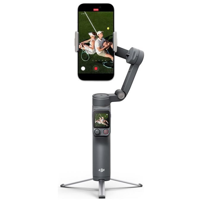 DJI 6937224142947 Osmo Mobile 8P Stabilizzatore per Smartphone con Telecomando Osmo FrameTap e ActiveTrack 8.0 colore Nero