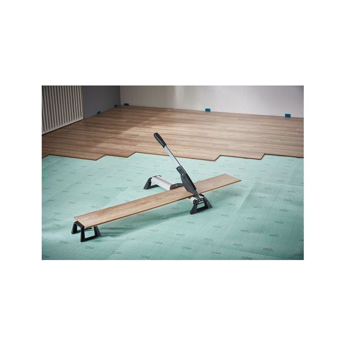 Wolfcraft VLC800 Gilotina per Taglio Pannelli Laminati e Vinilici Massimo Spessore 11 mm Lama Coated Guida Parallela Funzione di Blocco colore Nero