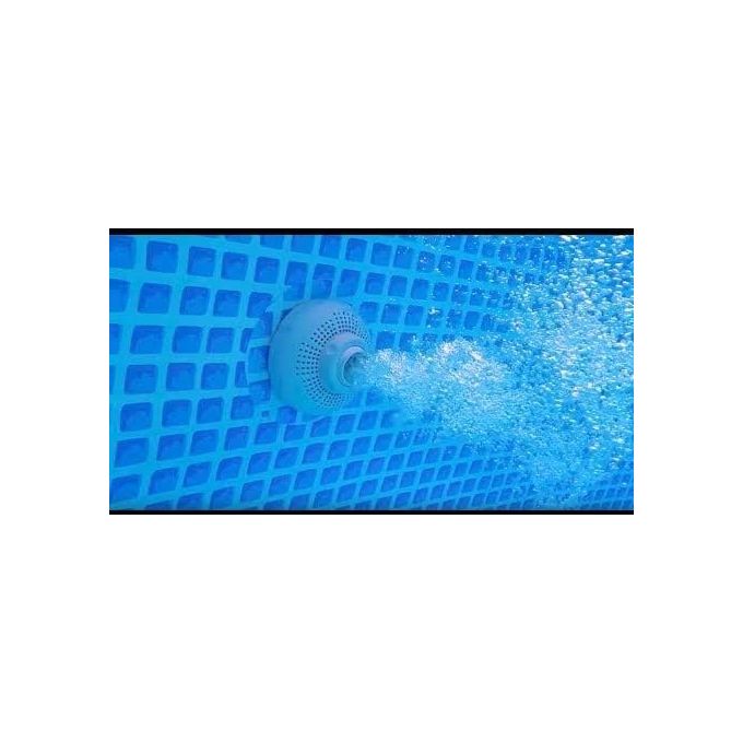 Intex 28636 Pompa Filtro a Cartuccia Krystal Clear Flusso d'Acqua 5678 L-h Flusso di Sistema 4353 L-h per Piscine Easy Set da 549 cm Frame da 549-610 cm Ovale da 503-610 cm Plastica Grigio