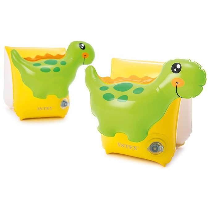 Intex Braccioli Dinosauri per Materassini e Gonfiabili Ideali per Il Divertimento in Piscina