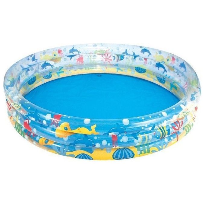 Piscine Bestway Deep-Dive 51005 Tonda 3 Anelli 183x33 cm