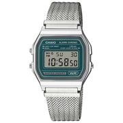 Casio Orologio Digitale Vintage A158WEM - 3EF Resina Cromata Unisex - Yeppon