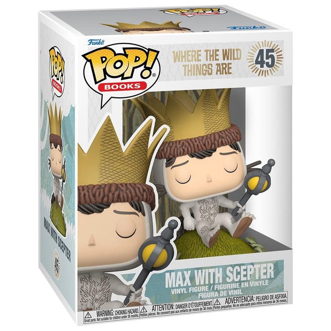 Funko Pop! Premium Max con Scettro Where The Wild Things Are Statuetta in Vinile