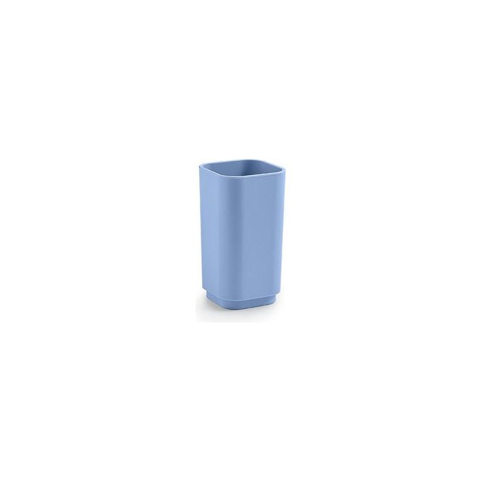 Gedy Bicchiere Portaspazzolino YLENIA Azzurro Resina Termoplastica