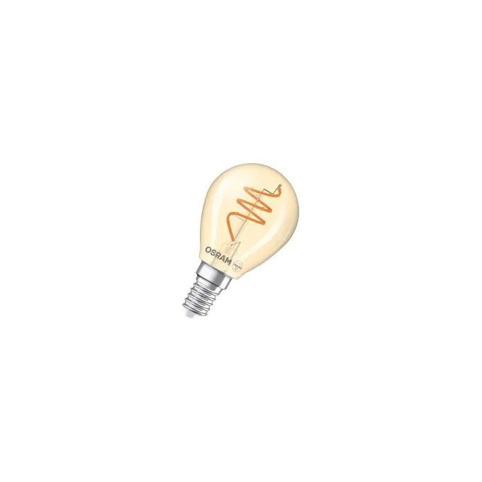 Osram Vintage 1906 Lampadina Led E14 Filamento Pera Oro 4.9W Dimmerabile