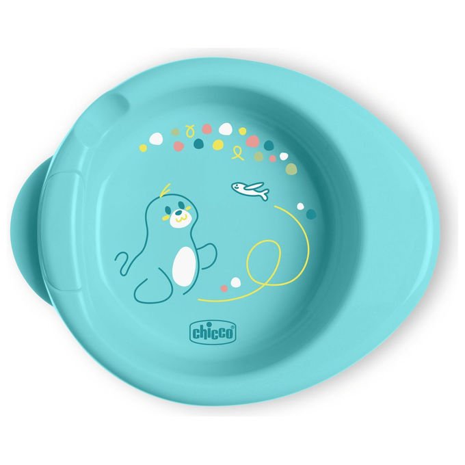 Chicco Piatto Termico Warmy 6m+ Azzurro con Base Antiscivolo - Yeppon