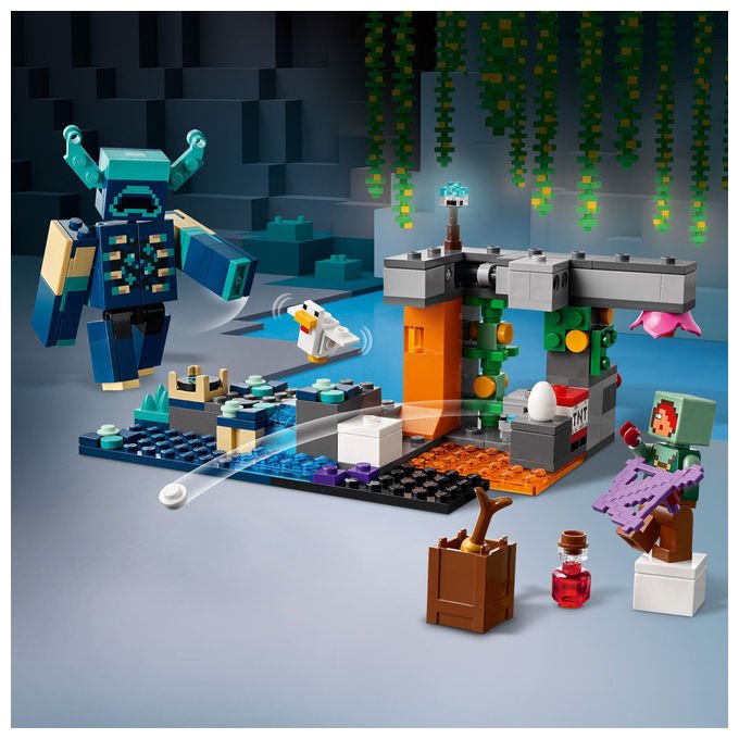 Lego, L'incontro con il Sorvegliante Minecraft, Set costruzioni, 238 Pezzi