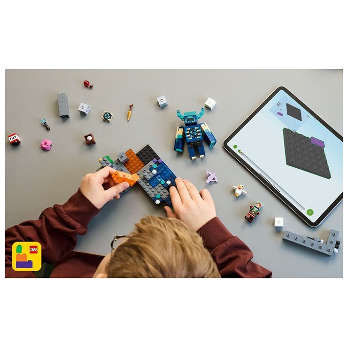 Lego, L'incontro con il Sorvegliante Minecraft, Set costruzioni, 238 Pezzi