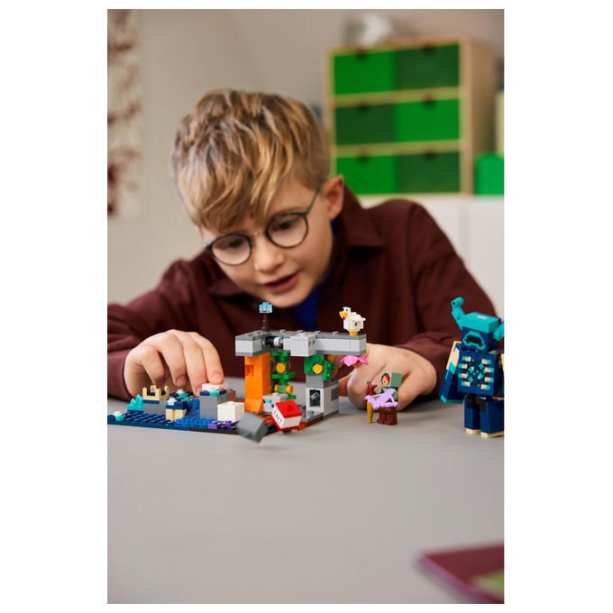 Lego, L'incontro con il Sorvegliante Minecraft, Set costruzioni, 238 Pezzi