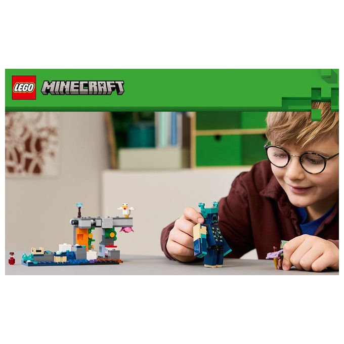 Lego, L'incontro con il Sorvegliante Minecraft, Set costruzioni, 238 Pezzi