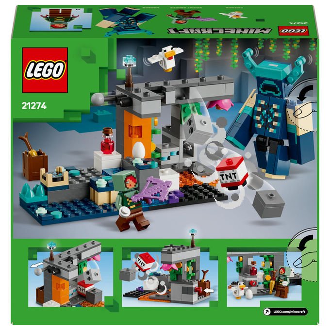 Lego, L'incontro con il Sorvegliante Minecraft, Set costruzioni, 238 Pezzi