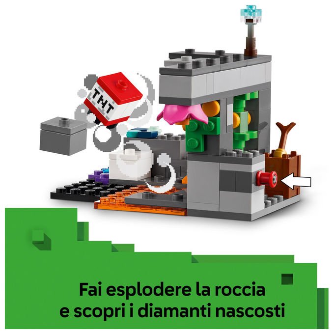 Lego, L'incontro con il Sorvegliante Minecraft, Set costruzioni, 238 Pezzi