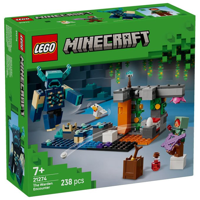 Lego, L'incontro con il Sorvegliante Minecraft, Set costruzioni, 238 Pezzi