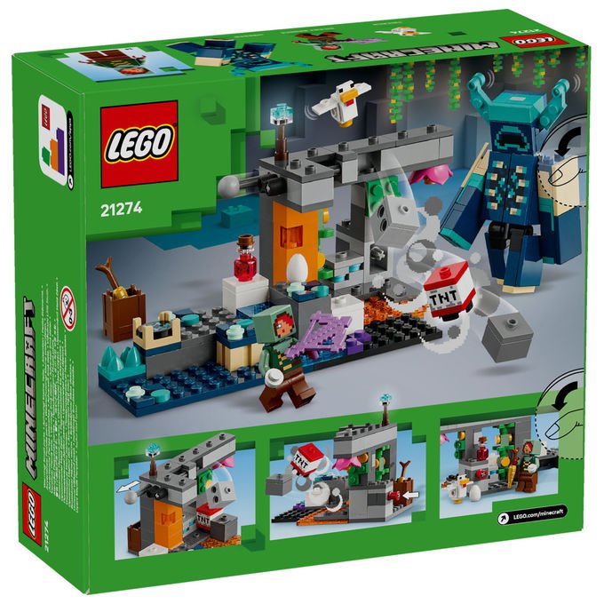 Lego, L'incontro con il Sorvegliante Minecraft, Set costruzioni, 238 Pezzi