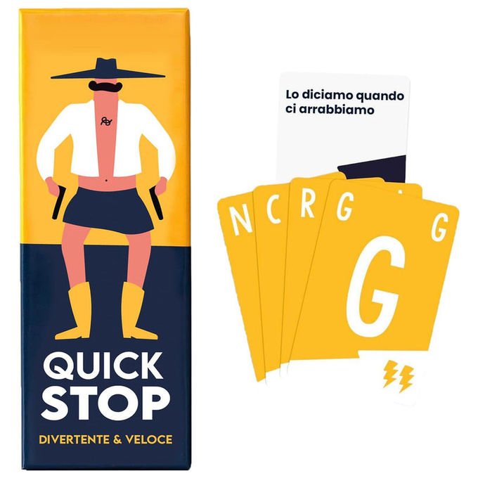 Asmodee Quickstop Gioco di Carte Party Game