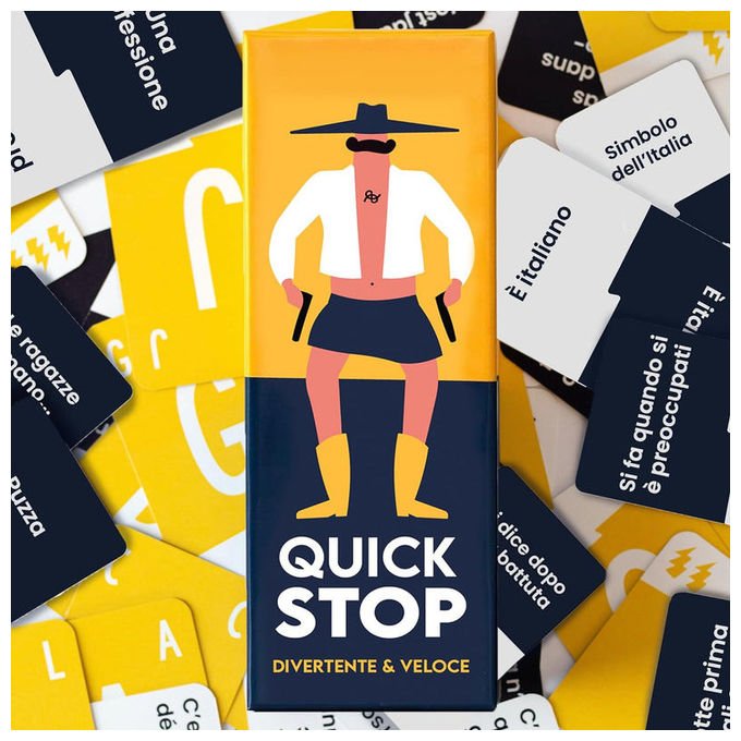 Asmodee Quickstop Gioco di Carte Party Game