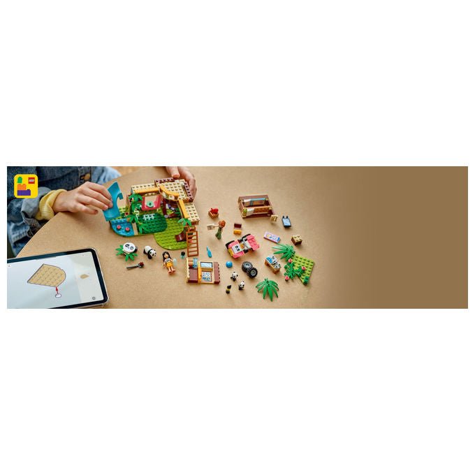 Lego Il Santuario dei Panda 42648 Set Costruzioni con Casa sull'Albero e ATV