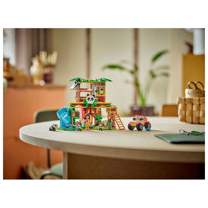 Lego Il Santuario dei Panda 42648 Set Costruzioni con Casa sull'Albero e ATV
