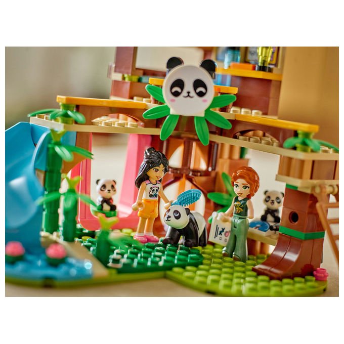 Lego Il Santuario dei Panda 42648 Set Costruzioni con Casa sull'Albero e ATV