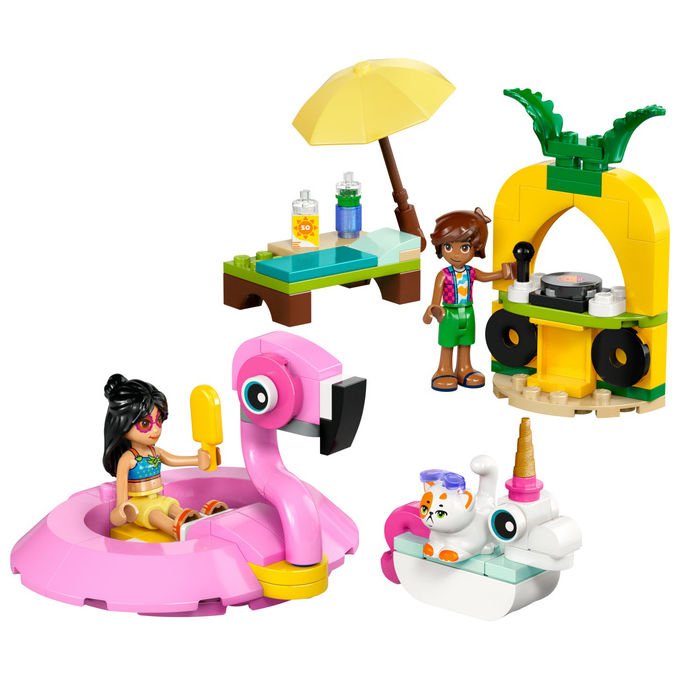 LEGO Pool Party con Unicorno e Fenicottero Set Costruzioni 99 Pezzi