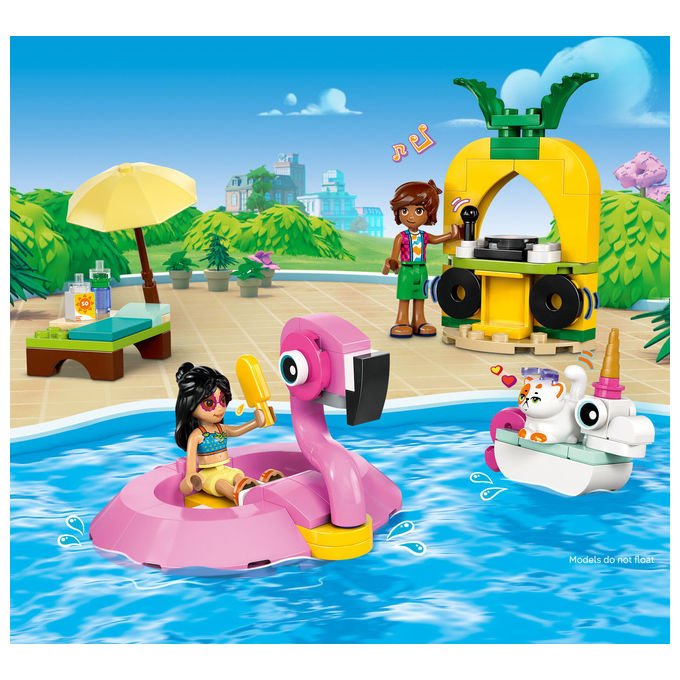LEGO Pool Party con Unicorno e Fenicottero Set Costruzioni 99 Pezzi