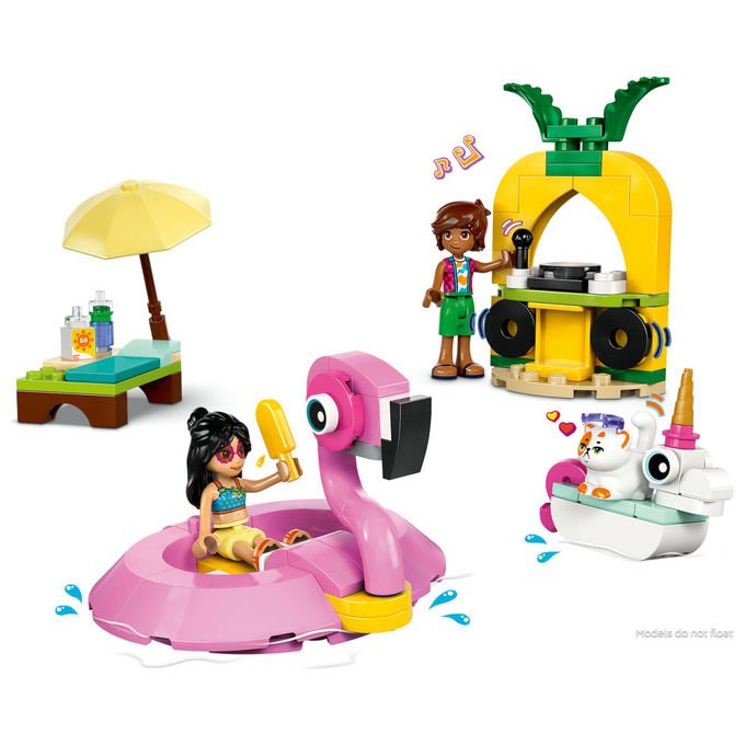 LEGO Pool Party con Unicorno e Fenicottero Set Costruzioni 99 Pezzi