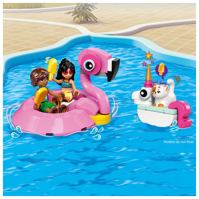 LEGO Pool Party con Unicorno e Fenicottero Set Costruzioni 99 Pezzi
