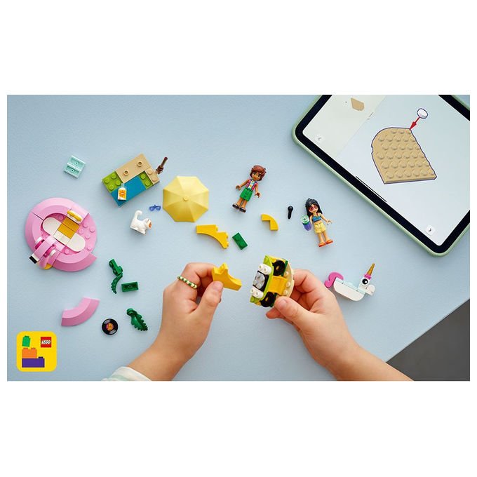 LEGO Pool Party con Unicorno e Fenicottero Set Costruzioni 99 Pezzi