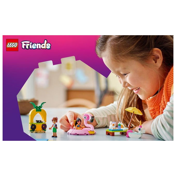 LEGO Pool Party con Unicorno e Fenicottero Set Costruzioni 99 Pezzi