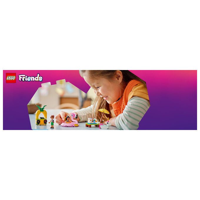 LEGO Pool Party con Unicorno e Fenicottero Set Costruzioni 99 Pezzi