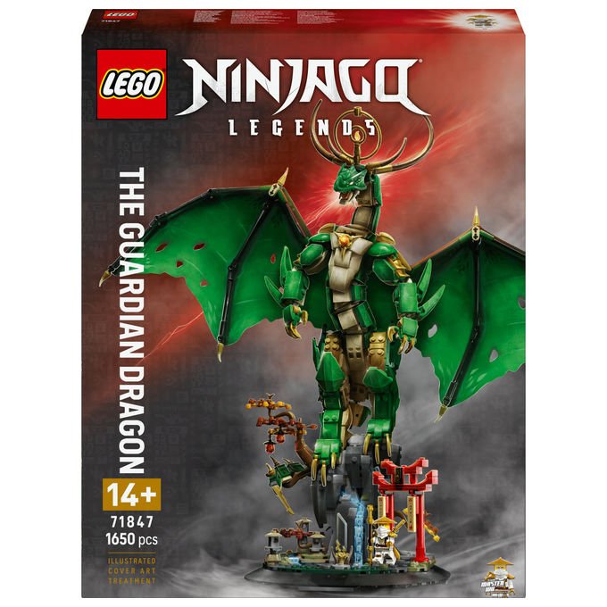 Lego Drago Guardiano 71847 Set Costruzioni Ninjago 1650 Pezzi