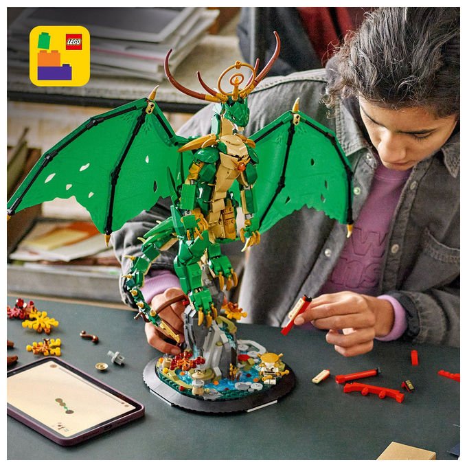Lego Drago Guardiano 71847 Set Costruzioni Ninjago 1650 Pezzi