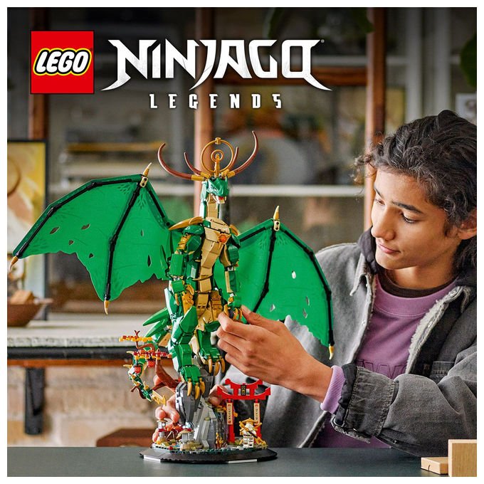 Lego Drago Guardiano 71847 Set Costruzioni Ninjago 1650 Pezzi