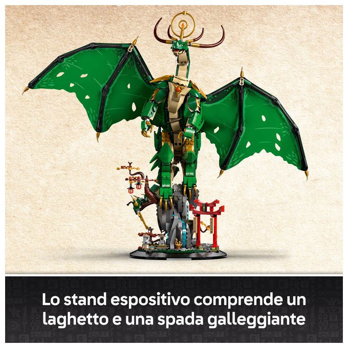 Lego Drago Guardiano 71847 Set Costruzioni Ninjago 1650 Pezzi