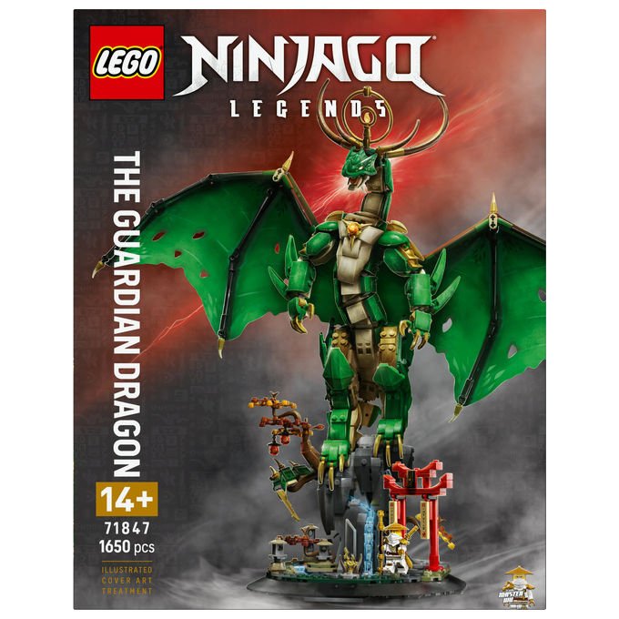 Lego Drago Guardiano 71847 Set Costruzioni Ninjago 1650 Pezzi