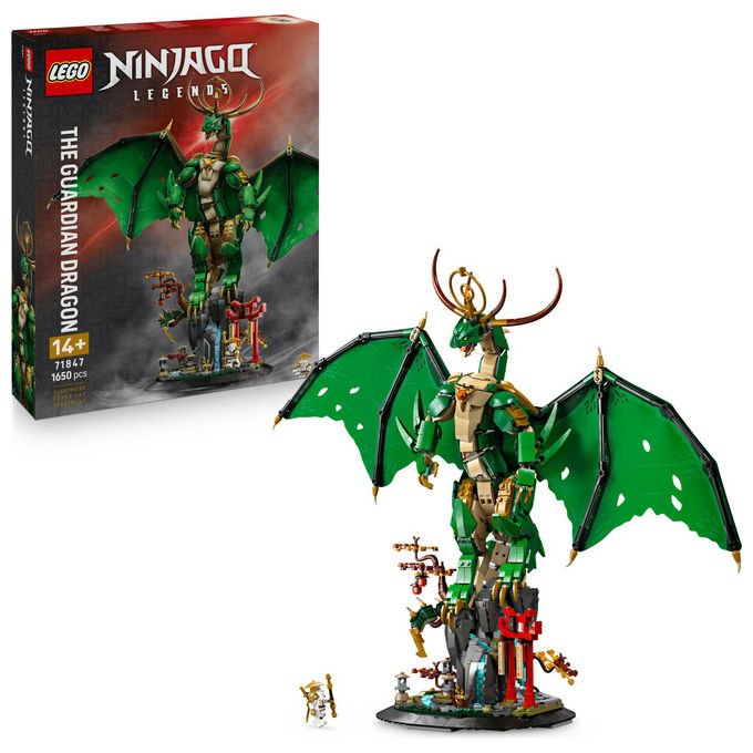 Lego Drago Guardiano 71847 Set Costruzioni Ninjago 1650 Pezzi