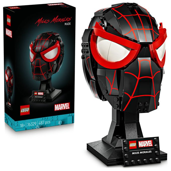 Lego Maschera di Miles Morales Set da Costruzione 76329