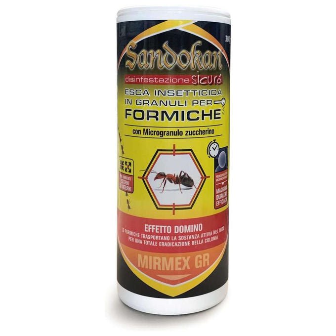 Sandokan Insetticida Granulare per Formiche e Scarafaggi 300 gr Interni ed Esterni