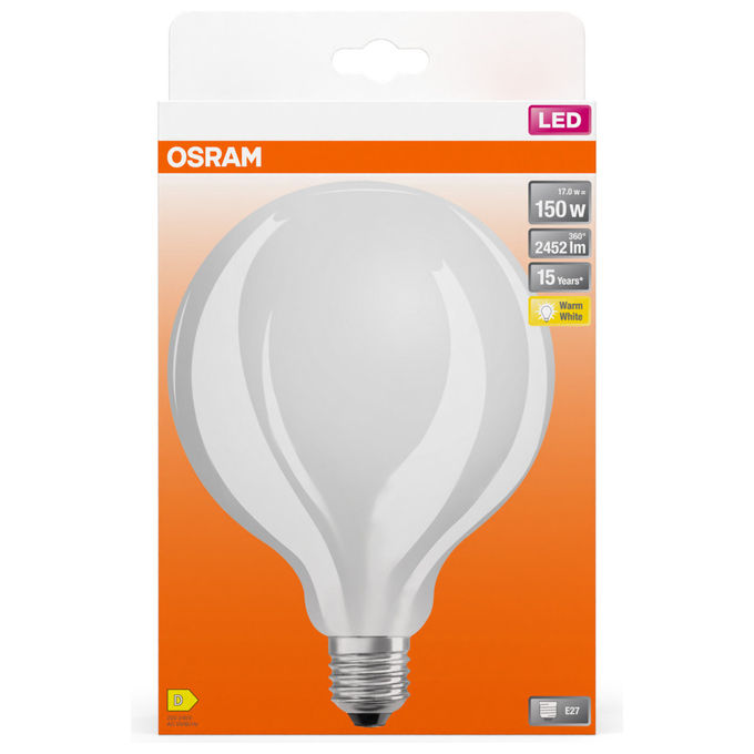 Osram Lampadina LED Bianco Caldo 2700K 17W E27 Ghiaccio
