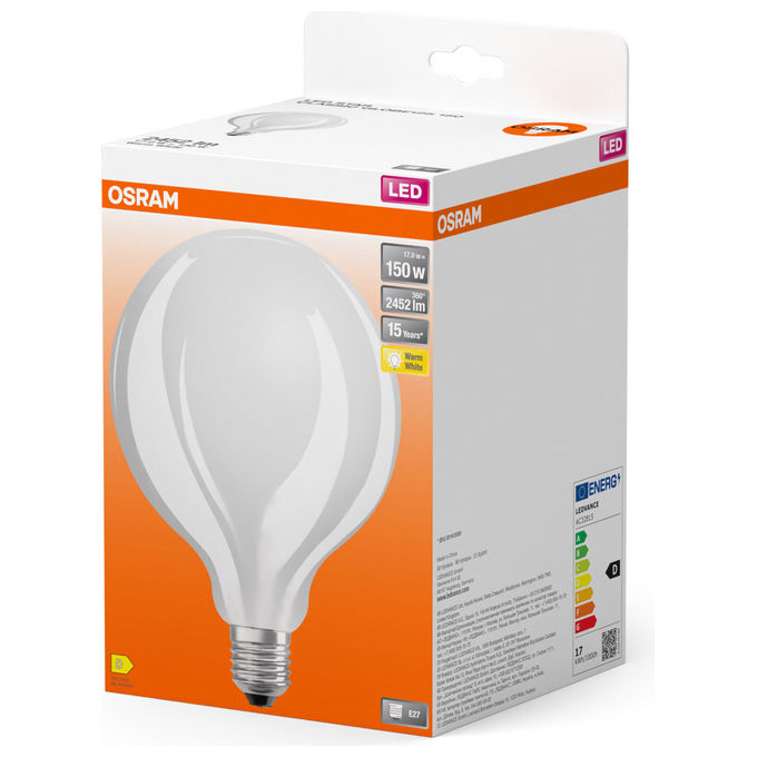 Osram Lampadina LED Bianco Caldo 2700K 17W E27 Ghiaccio