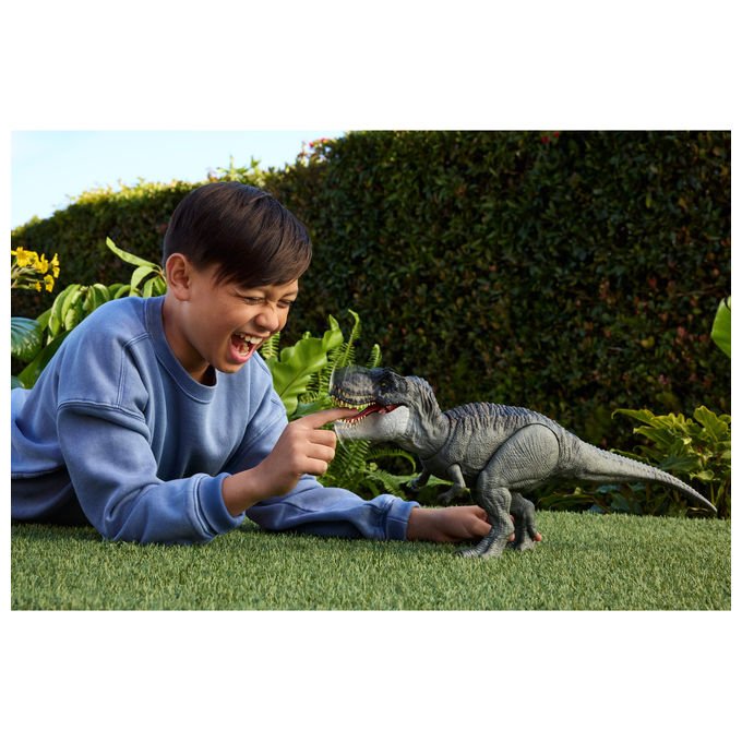 Mattel Tyrannosaurus Rex Power Devour Jurassic World Action Figure con Suono 21 cm