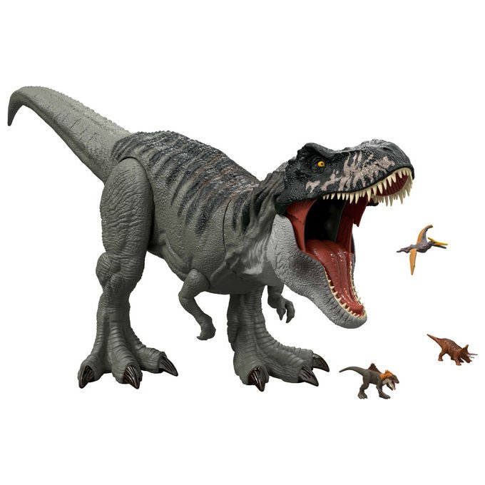 Mattel Jurassic World Rebirth T-Rex Super Colossale Dinosauro