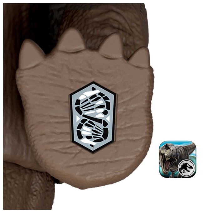 Mattel Jurassic World Eotriceratops Action Figure Gigante con Funzione Attacco
