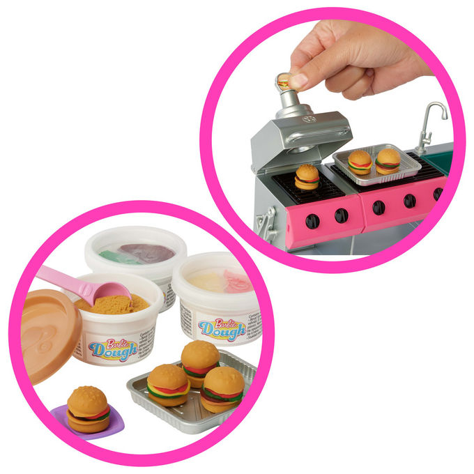 Barbie Camper Dei Sogni HRJ78 Con 7 Aree Gioco e 60+ Accessori