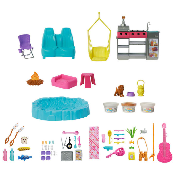 Barbie Camper Dei Sogni HRJ78 Con 7 Aree Gioco e 60+ Accessori