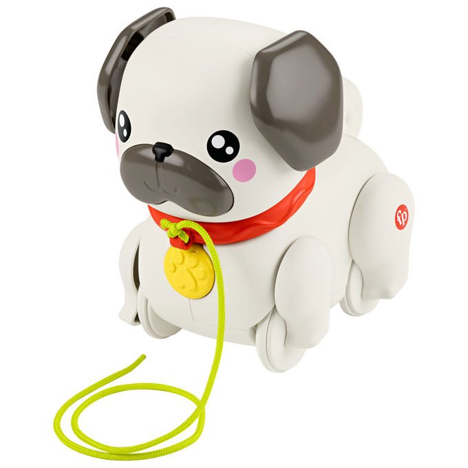 Fisher-Price Carlino Cammina con Me Giocattolo educativo per bambini +1 anno Multicolore