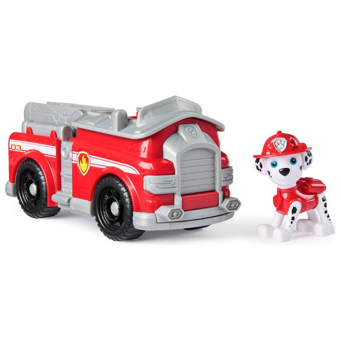 Spin Master Paw Patrol Camion Pompieri Marshall Veicolo e Personaggio 3+ Anni