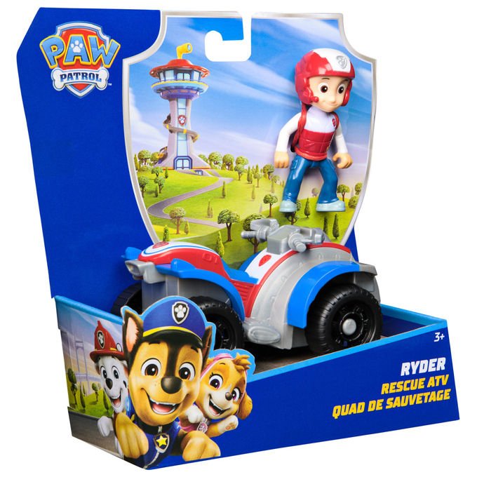 Spin Master Paw Patrol Quad di Ryder Veicolo Giocattolo con Action Figure