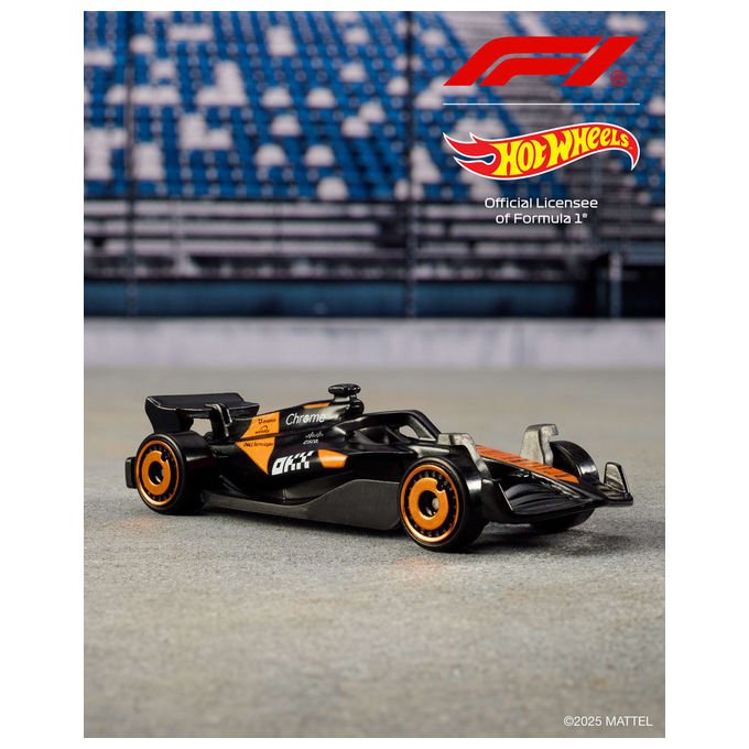 Hot Wheels Set 5 Auto da Corsa Formula 1 Modellini Die-Cast in Metallo 1:64