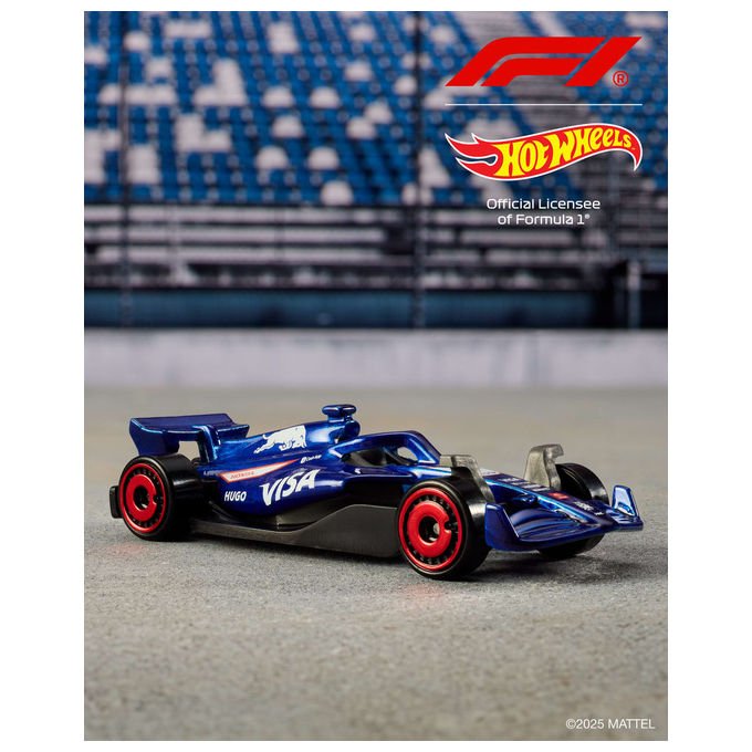 Hot Wheels Set 5 Auto da Corsa Formula 1 Modellini Die-Cast in Metallo 1:64